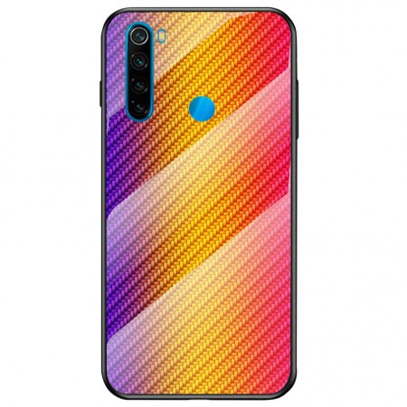 TPU+Glass чехол Twist для Xiaomi Redmi Note 8 Помаранчевий (3060)