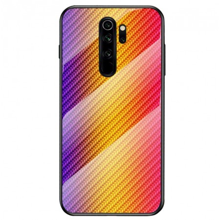 TPU+Glass чехол Twist для Xiaomi Redmi Note 8 Pro Оранжевый (3062)