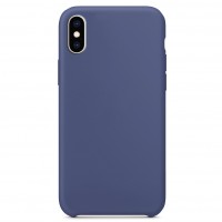 Чехол Silicone Case without Logo (AA) для Apple iPhone XS Max (6.5'') Синій (3107)