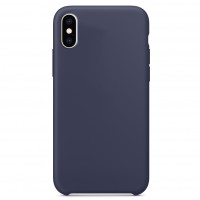 Чехол Silicone Case without Logo (AA) для Apple iPhone XS Max (6.5'') Синій (3105)
