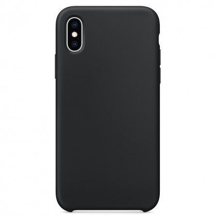 Чехол Silicone Case without Logo (AA) для Apple iPhone XS Max (6.5'') Чорний (3098)