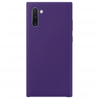 Чехол Silicone Cover without Logo (AA) для Samsung Galaxy Note 10 Фиолетовый (17042)