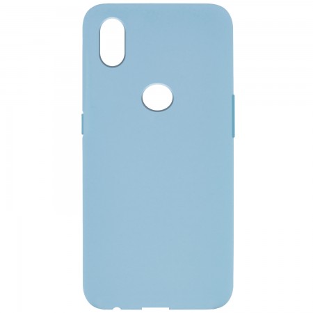 Силиконовый чехол Soft Full cover для Samsung Galaxy A10s Блакитний (17108)