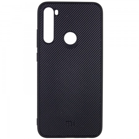 TPU чехол Fiber Logo для Xiaomi Redmi Note 8 Черный (3109)