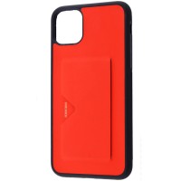 Кожаная накладка Dux Ducis Pocard для Apple iPhone 11 Pro (5.8'') Червоний (12326)