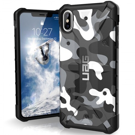 Ударопрочный чехол UAG Pathfinder камуфляж для Apple iPhone X / XS (5.8'') Білий (16635)