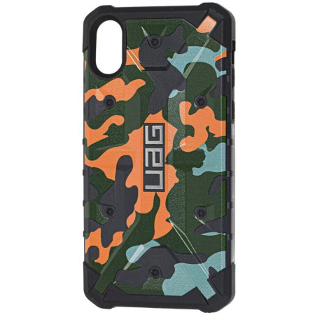 Ударопрочный чехол UAG Pathfinder камуфляж для Apple iPhone X / XS (5.8'') Помаранчевий (3147)