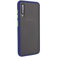 TPU+PC чехол Color Buttons для Samsung Galaxy A50 (A505F) / A50s / A30s Синій (12332)