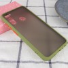 TPU+PC чехол Color Buttons для Xiaomi Redmi Note 8 Зелений (3167)