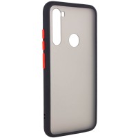 TPU+PC чехол Color Buttons для Xiaomi Redmi Note 8 Черный (3170)