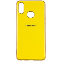 TPU чехол GLOSSY LOGO для Samsung Galaxy A10S Жовтий (12334)