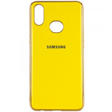 TPU чехол GLOSSY LOGO для Samsung Galaxy A10S Желтый (12334)