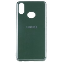 TPU чехол GLOSSY LOGO для Samsung Galaxy A10S Зелений (3173)