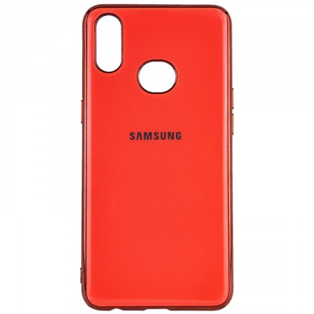 TPU чехол GLOSSY LOGO для Samsung Galaxy A10S Коралловый (3175)