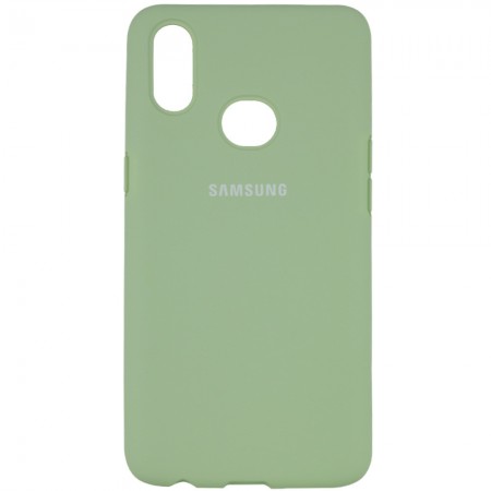 Чехол Silicone Cover Full Protective (AA) для Samsung Galaxy A10s Мятный (18452)