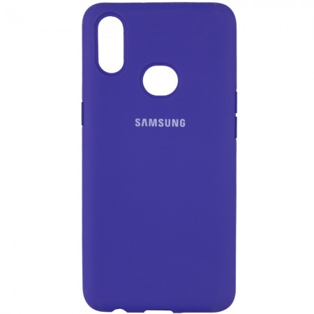 Чехол Silicone Cover Full Protective (AA) для Samsung Galaxy A10s Фиолетовый (18448)