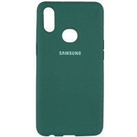 Чехол Silicone Cover Full Protective (AA) для Samsung Galaxy A10s Зелёный (3220)