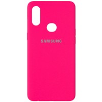 Чехол Silicone Cover Full Protective (AA) для Samsung Galaxy A10s Рожевий (18721)