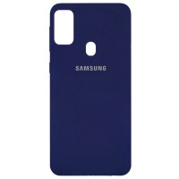 Чехол Silicone Cover Full Protective (AA) для Samsung Galaxy M30s / M21 Синий (29032)