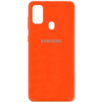 Чехол Silicone Cover Full Protective (AA) для Samsung Galaxy M30s / M21 Оранжевый (18722)