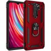 Ударопрочный чехол Serge Ring магнитный держатель для Xiaomi Redmi Note 8 Pro Червоний (3249)