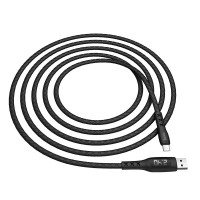 Дата кабель Hoco S6 Sentinel USB to Type-C (1.2m) Черный (13955)