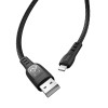Дата кабель Hoco S6 Sentinel USB to Lightning (1.2m) Чорний (15106)