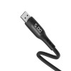 Дата кабель Hoco S6 Sentinel USB to MicroUSB (1.2m) Черный (13956)