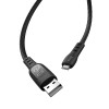 Дата кабель Hoco S6 Sentinel USB to MicroUSB (1.2m) Черный (13956)