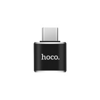 Переходник Hoco UA5 Type-C to USB Чорний (20513)