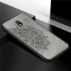TPU+Textile чехол Mandala с 3D тиснением для Xiaomi Redmi 8a Сірий (3271)