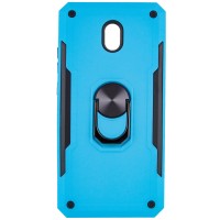 Ударопрочный чехол SG Ring Color магнитный держатель для Xiaomi Redmi 8a Блакитний (21117)
