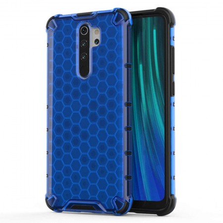 Ударопрочный чехол Honeycomb для Xiaomi Redmi Note 8 Pro Синій (21125)