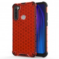 Ударопрочный чехол Honeycomb для Xiaomi Redmi Note 8 Червоний (3276)