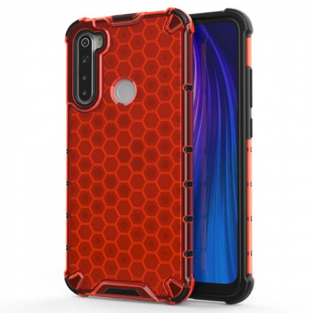 Ударопрочный чехол Honeycomb для Xiaomi Redmi Note 8 Красный (3276)