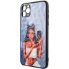 TPU+PC чохол Prisma Ladies для Apple iPhone 11 Pro Max (6.5'') Чорний (36903)