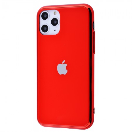 TPU+Glass чехол Glamor для Apple iPhone 11 Pro (5.8'') Червоний (12353)