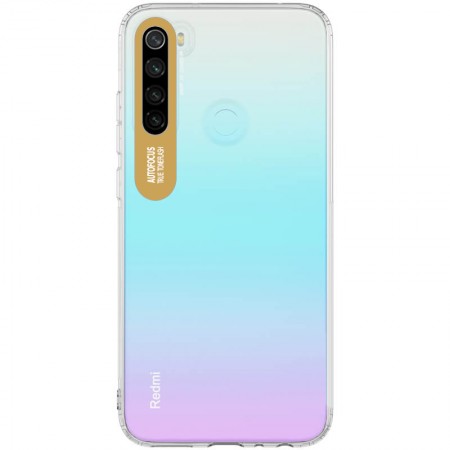 TPU чехол Epic clear flash для Xiaomi Redmi Note 8 Золотой (3318)