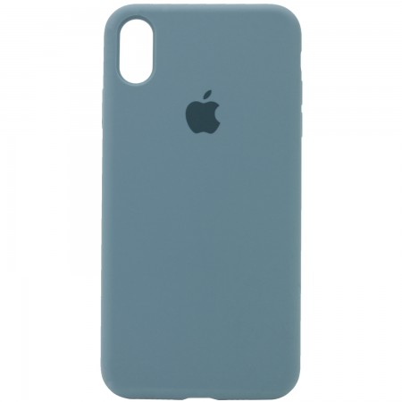 Чехол Silicone Case Full Protective (AA) для Apple iPhone XS Max (6.5'') Зелёный (3526)