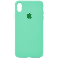 Чехол Silicone Case Full Protective (AA) для Apple iPhone XS Max (6.5'') Зелений (3527)