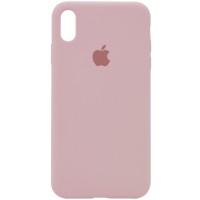 Чехол Silicone Case Full Protective (AA) для Apple iPhone XS Max (6.5'') Рожевий (17185)