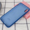 Чехол Silicone Case Full Protective (AA) для Apple iPhone XS Max (6.5'') Синій (3537)