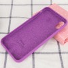 Чехол Silicone Case Full Protective (AA) для Apple iPhone XS Max (6.5'') Фиолетовый (3540)