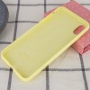 Чехол Silicone Case Full Protective (AA) для Apple iPhone XS Max (6.5'') Желтый (3542)