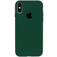 Чехол Silicone Case Full Protective (AA) для Apple iPhone XS Max (6.5'') Зелений (3549)