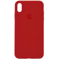 Чехол Silicone Case Full Protective (AA) для Apple iPhone XS Max (6.5'') Червоний (3512)