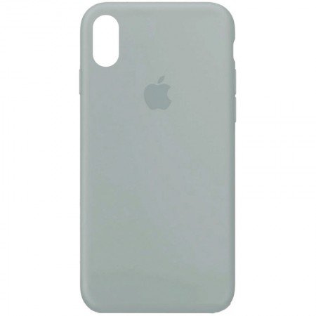 Чехол Silicone Case Full Protective (AA) для Apple iPhone XS Max (6.5'') Сірий (3518)