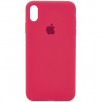 Чехол Silicone Case Full Protective (AA) для Apple iPhone XS Max (6.5'') Рожевий (3555)