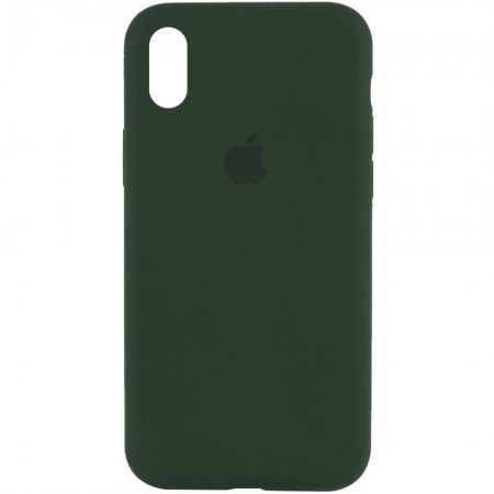 Чехол Silicone Case Full Protective (AA) для Apple iPhone XS Max (6.5'') Зелёный (22542)