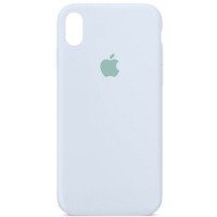 Чехол Silicone Case Full Protective (AA) для Apple iPhone XS Max (6.5'') Блакитний (23959)